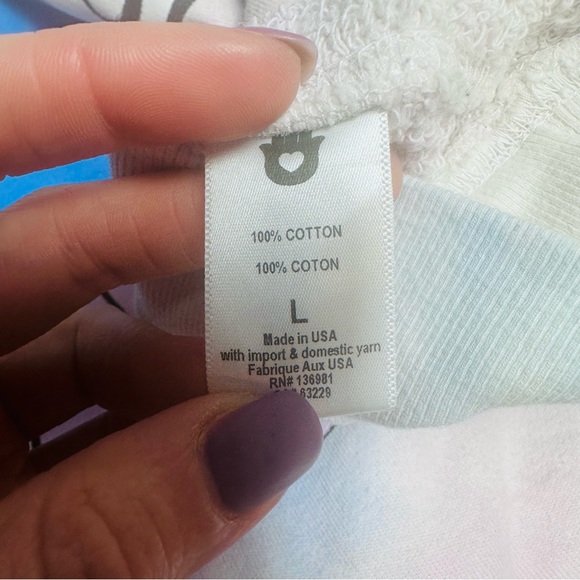 SPIRITUAL GANGSTER Dove Love Classic Raglan Tie Dye Hoodie - Picture 8 of 9